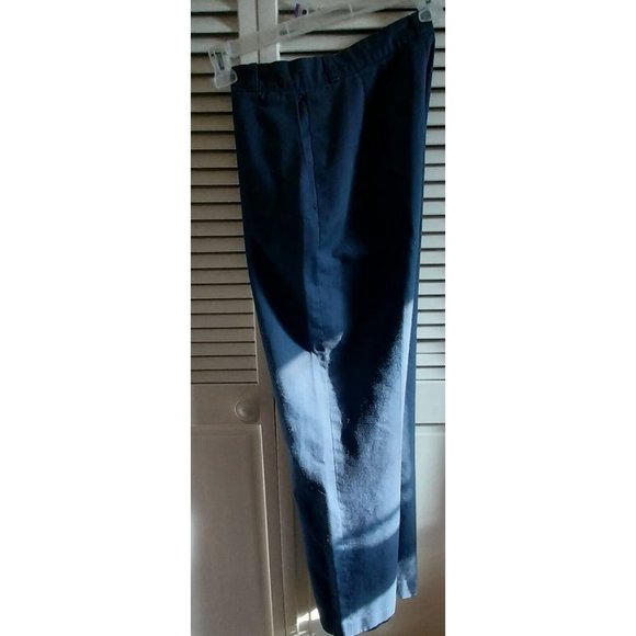 DC Vintage Navy Blue Pants Size 28 Waist Year 1980 Great Shape  Side Pockets - Picture 3 of 6